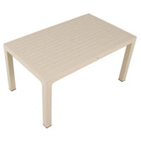 Mobilier pentru grădină Hydro S Masă Rattan, 120x70x75, Bej