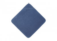 Prosop cu glugă Jollein - Jeans Blue (75x75 cm)