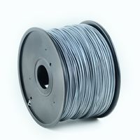 ABS 3 mm, Silver Filament, 1 kg, Gembird, 3DP-ABS3-01-S