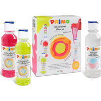 Игрушка Primo Crafts 3314SLIMESET3 Slime-lab set, 3 x 240 ml, 2 lipici de culoare FLUO, 1 activator pentru slime