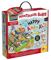 Настольная игра Lisciani Giochi 51026 Set educativ Montessori Baby Happy Animals