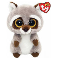 Мягкая игрушка TY TY36375 OAKIE gray raccoon 15 cm