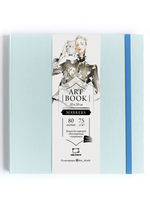 Sketchbook Malevich pentru markeri Fashion, albastru, 75 gm, 20х20, 80 foi