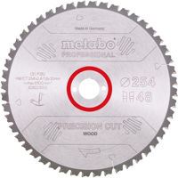 Disc de tăiere Metabo 628221000 Panza ferastrau circular Precision CUT pt lemn HW/CT 254x30, 48WZ 5neg