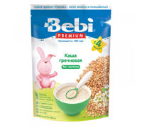 Terci de hrisca fara lapte cu prebiotice Bebi Premium (4 m+) 200 g