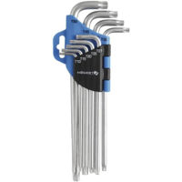 Set de unelte de mână Hoegert Set chei hexagonale lungi L - TORX, T10-T50, 9 buc. HT1W818