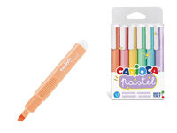 Set de markere Carioca Pastel 6buc, 4.5mm