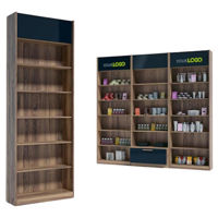 Офисный стеллаж Indart Vitrina 10 (80x30x230)