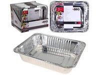 Forme din aluminiu BBQ 2buc, 32X26X6cm