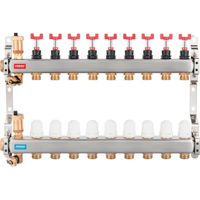 Supapă de închidere Ferro Set Distribuitor SN-RZP09S 1" x 9 iesiri debitmetre
