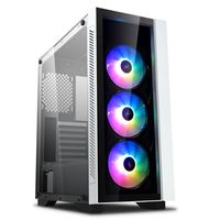Case ATX Deepcool MATREXX 55 V3 ADD-RGB 3F, w/o PSU, 3x120mm,Tempered Glass, RGB, USB3.0, White
