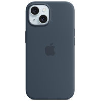 Husă pentru smartphone Apple iPhone 15 Silicone MagSafe Storm Blue MT0N3