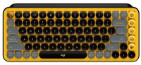 Tastatură Logitech POP Keys, Fără fir, Galben