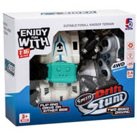 Jucărie cu telecomandă New World 5A-446S Masina Drift Stunt cu t/c, alba, 582068