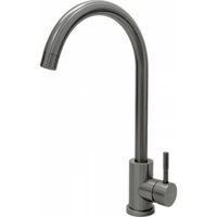 Смеситель кухонный Frap F 40899-9 GRAFITE(chiuveta plus) INOX