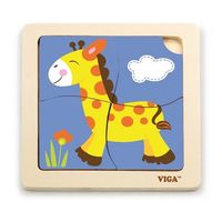 Mini-puzzle din lemn “Girafa”  VIGA