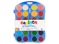 Набор красок акварельных Carioca Watercolor 24шт X D30mm