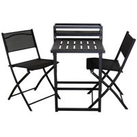 Mobilier pentru grădină Jumi Set 2 fotolii pliante cu masa OM-281820