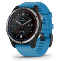 Смарт часы Garmin quatix® 7 Standard Edition, Cyan Blue Silicone Band (0100254061)