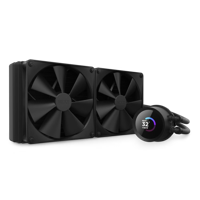 AIO Liquid Cooling NZXT Kraken 280 (19.4-32.1dB, 99.68CFM, 2x140mm, 500-1500RPM, LCD 1.54", CAM)