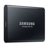 1.0TB (USB3.1) Samsung Portable SSD T5 "MU-PA1T0B/WW", Black (USB3.1/Type-C, R/W:540MB/s, 3D V-NAND)
