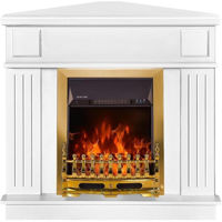 Камин электрический ArtFlame Marina de colt white & Gala gold