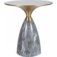 Журнальный столик Signal Leo FI 50*54 bialy/szary