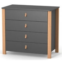 Комод-пеленатор Veres 33.2.351.2.16 Монако 900 темно-серый