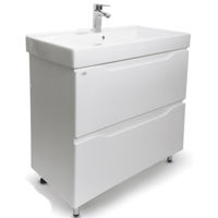 Шкаф под умывальник Mashtab 11434 Print cu 2 sertare 100cm Alb