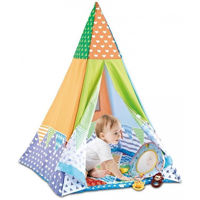 Игровой комплекс для детей Chipolino PGRCA02103PA 2 in 1 Коврик-шатер игровой Party Time