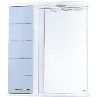 Зеркало для ванной Mashtab 5669 Modern 600x200x720 Alb-Albastru