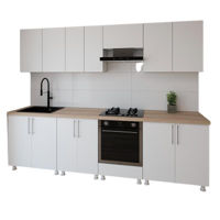 Mobilă pentru bucatarie Smartex (30115) K3 280сm Alb