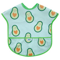 Bavețică BabyJem 788 Baveta cu buzunar Avocado, 28x41 cm