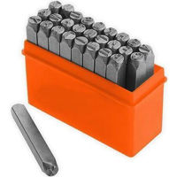 Set de unelte de mână Wokin 27 punctatoare cu litere 6 mm (257306)