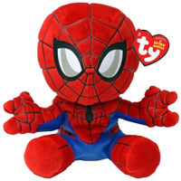 Jucărie de pluș TY TY44007 Spider-Man 15/20cm (Beanie Bellies)