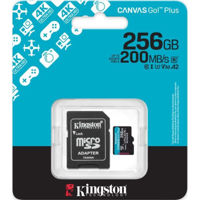 Флеш карта памяти SD Kingston SDCG4/256GB, microSD Class10 A2 UHS-I U3 (V30)