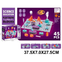 Набор для творчества Richi (555000) Experiment Circuite electrice, 45pcs
