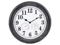 Часы настенные круглые 40cm, H5cm, термометр и гигрометр