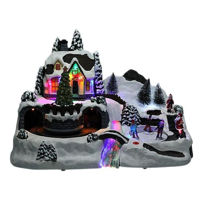 Decor de Crăciun și Anul Nou Promstore 16952 Suvenir LED Casa, 37x22x26cm