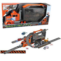 Машина Essa XG879-114 Set de joacă 1:64 Parcare cu Remorcă