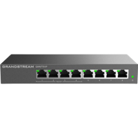 .8-port 10/100/1000Mbps  POE, Grandstream "GWN7701P", with 4-Port PoE, 60W Budget, Metal