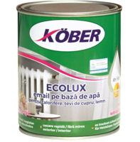 Email pe baza de apa ECOLUX KOBER 0.75 L pentru calorifere (alb)