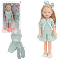 Кукла Essa 91098-H Păpușa Mica Milly, în rochie azurie, 33 cm