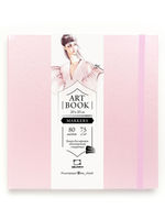 Sketchbook Malevich pentru markeri Fashion, roz, 75 gm,20х20, 80 foi