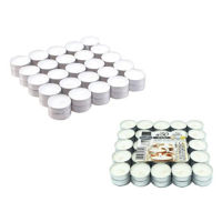 Декор Promstore 45353 Zniczplast Свечи чайные Decor 50шт D3.8x1.3cm, 4часа