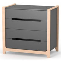 Комод-пеленатор Veres 33.2.36.2.16 Ницца 900 тёмно-серый