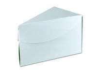 Коробочка белая ломтик торта 95x100x160 мм (50 шт.)