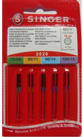 ACC Sewing Needles Set Singer 53001027 Nr.70/80/90/100 10 pcs.
