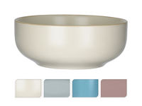 Салатница керамическая D14см, 4 цвета