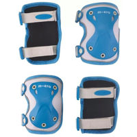 Защитное снаряжение Micro AC5475 Set de protectii pentru genunchi si coate reflective Blue M